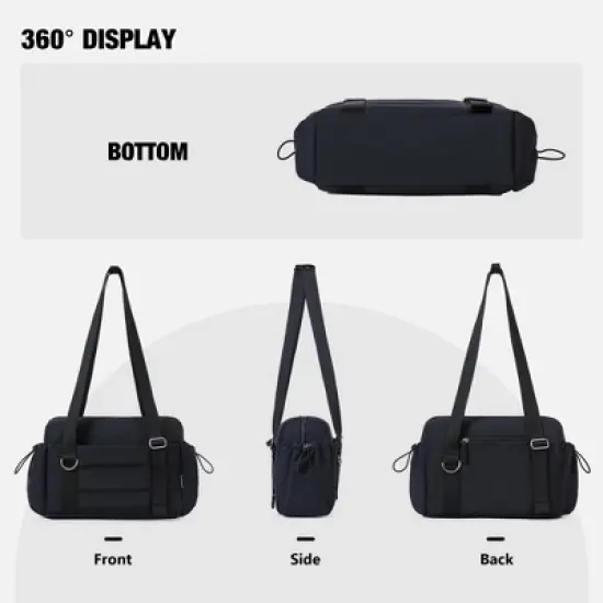 Small Gym Bag for Women 2 Set Mini Gym Duffle Bag with Wet Compartment and Coin Wallet, image {2}