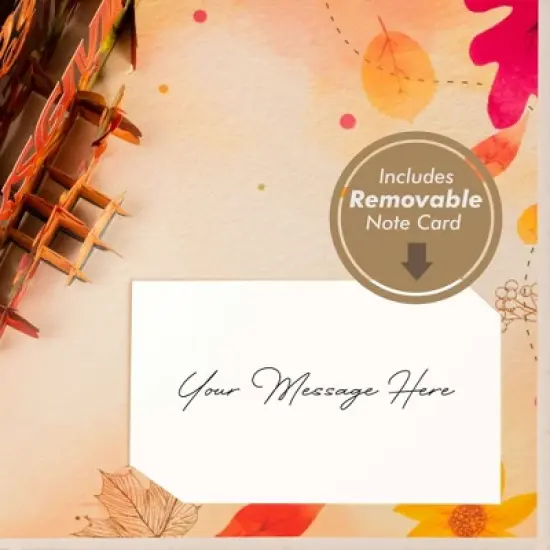 Paper Love 3D Happy Thanksgiving Pop Up Greeting Card image {5}