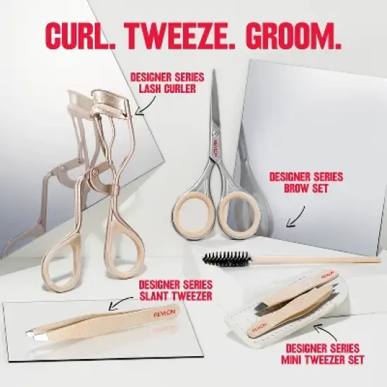 Revlon Designer Series with Brow Scissor and Spoolie Brush Set - 2pc image {7}
