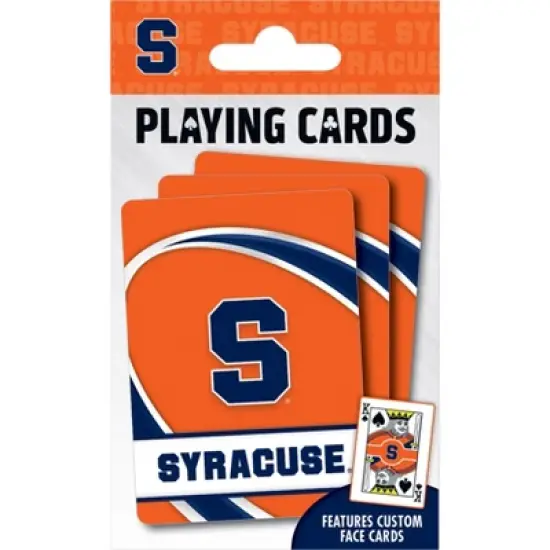 MasterPieces Officially Licensed NCAA Syracuse Orange Playing Cards - 54 Card Deck for Adults image {4}