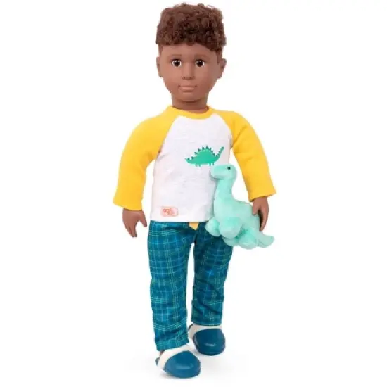 Our Generation 18" Boy Doll Dinosaur Pajama Outfit - Dino-Snores image {1}