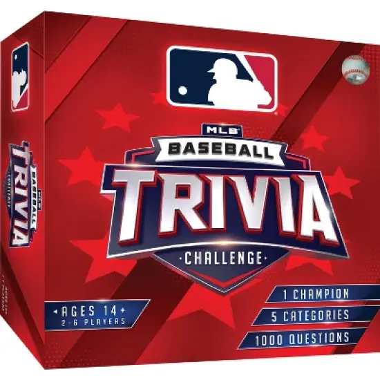 MasterPieces Officially Licensed Family Game - MLB Baseball Trivia Game image {1}
