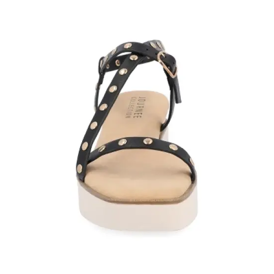 Journee Collection Womens Lindsay Tru Comfort Foam Buckle Platform Sandals image {5}