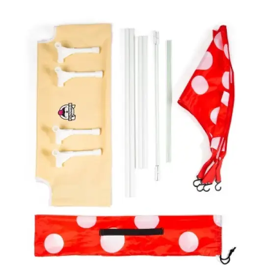 BigMouth Inc. Elevated Dog Canopy Bed - Watermelon - L image {2}