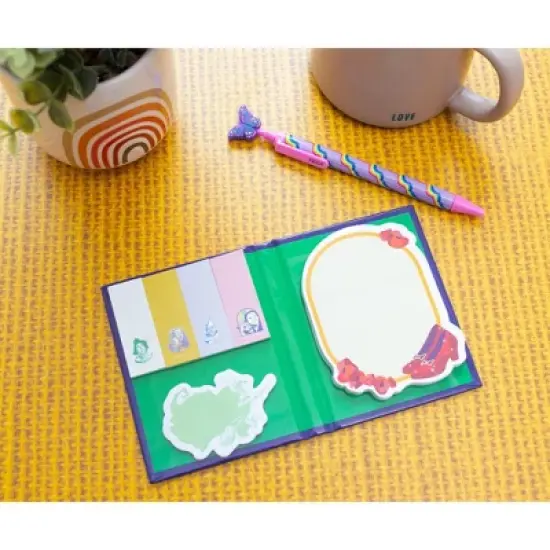 Silver Buffalo The Wizard of Oz Emerald City Yellow Brick Road Sticky Note and Tab Box Set image {3}