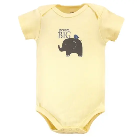 Hudson Baby Infant Boy Cotton Bodysuits 7pk, Safari image {1}