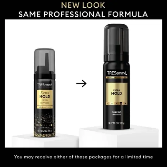 Tresemme Extra Hold Hair Mousse -Travel Size - 2oz image {3}