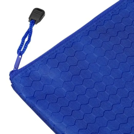 Unique Bargains Waterproof Cloth Zipper Home Office Travel File Bags 10 Pcs image {3}