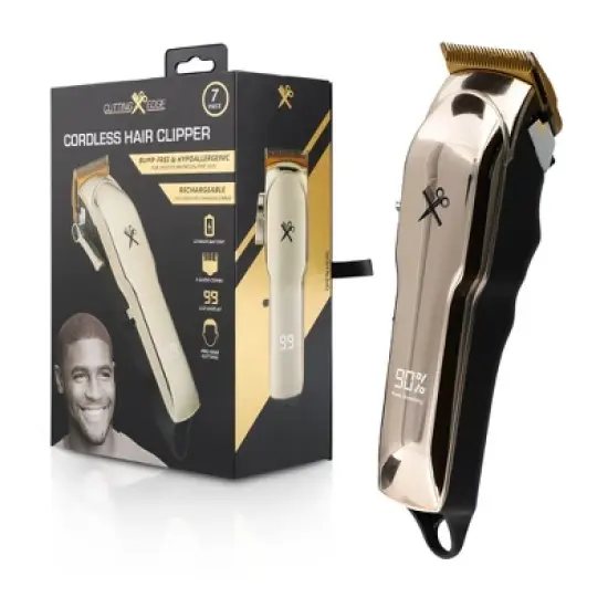 The Cutting Edge LCD Display Rechargeable Cordless Hair Clipper with Ceramic Coated Blades - 12ct image {7}