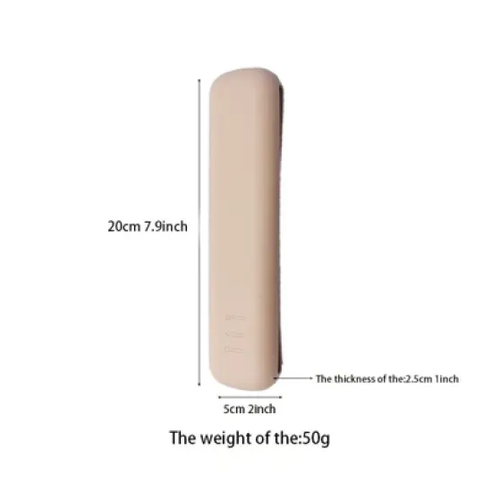 Paaaawaters New Silicone Eyebrow Pencil Case - Makeup Brush & Eyeshadow Brush Magnetic Storage Pouch, Dustproof image {5}