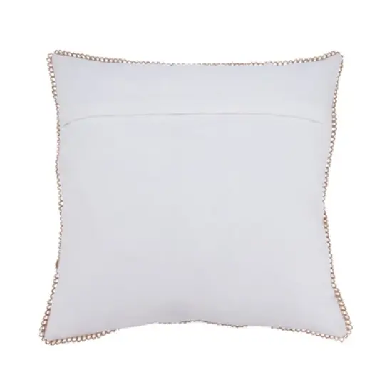 Saro Lifestyle Vibrant Outdoor Beach Umbrellas Poly Filled Pillow, 20"x20", Multicolored image {1}