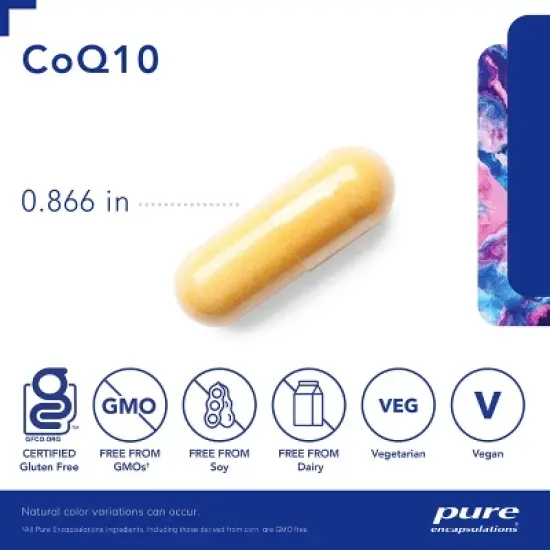 Pure Encapsulations CoQ10 120 mg - Energy, Antioxidants, Brain and Cellular Health, Cognition, and Cardiovascular Support image {2}