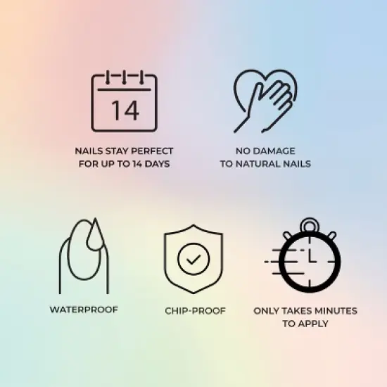 KISS Products Voguish Fantasy Fake Nails - Golden Warmth - 31ct image {5}