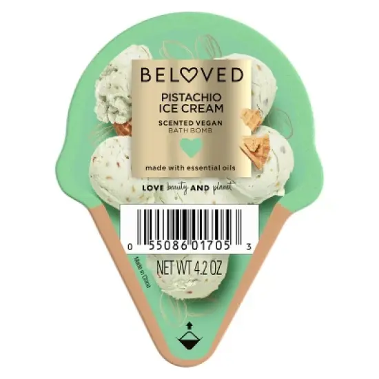 Beloved Pistachio Ice Cream Bath Bomb - 4.2oz image {6}