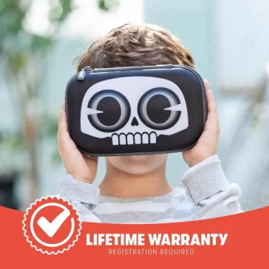 ZIPIT Skull Pencil Case, Pencil Box for Kids image {4}