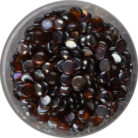 Pure Garden 10lb Fire Pit Glass Rocks image {10}