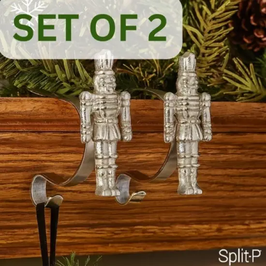 Split P Nutcracker Stocking Hanger - Set of 2 image {3}
