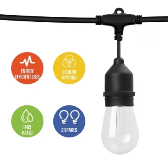 Westinghouse 48 FT., 24 Bulb Color Changing String Light image {1}