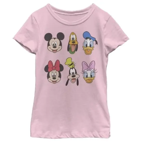 Girl's Disney Mickey and Friends Group Portraits T-Shirt image {3}