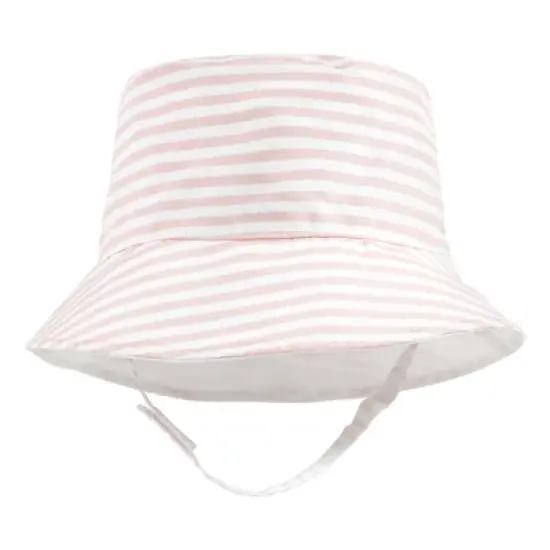 Hudson Baby Infant Girl Sun Protection Hat, Oranges Stripe image {4}