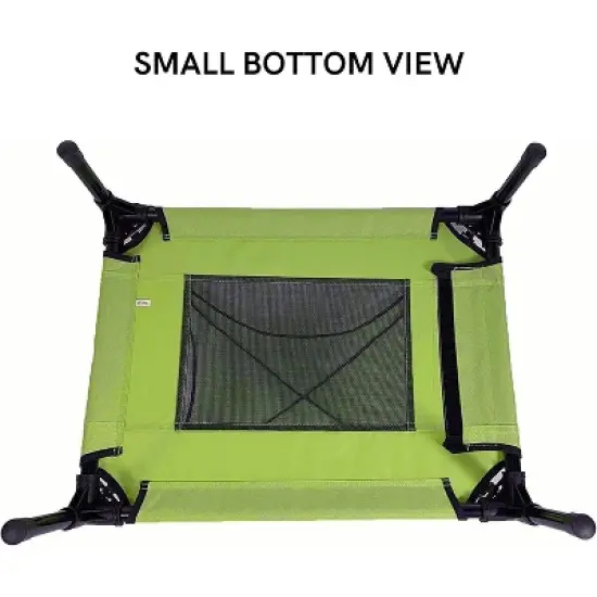 Midlee Green Dog Cot with Canopy image {6}