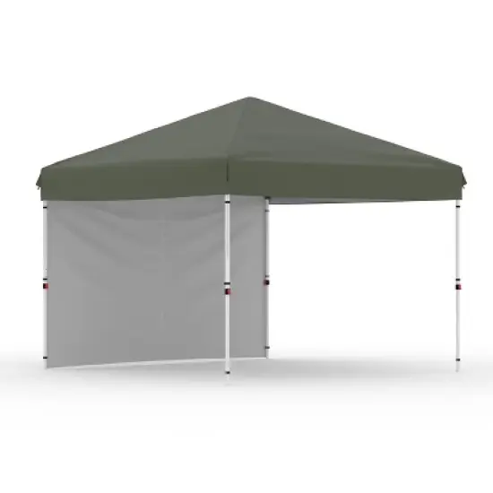 10x10 Pop Up Canopy Tent Outdoor Canopy with Removable Sidewalls Heavy Duty Commercial Instant Tent Shelter (1-Sidewall) image {10}