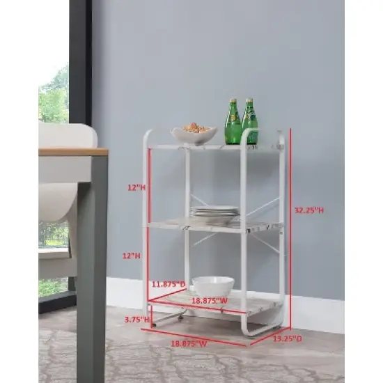 Kings Brand Furniture &ndash; Hillcrest Kitchen Baker's Rack - Utility Storage image {3}