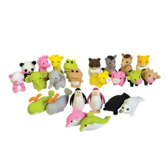 Geddes Jungle, Sea, and Farm Life 3D Eraser Assortment - 288 per display image {6}