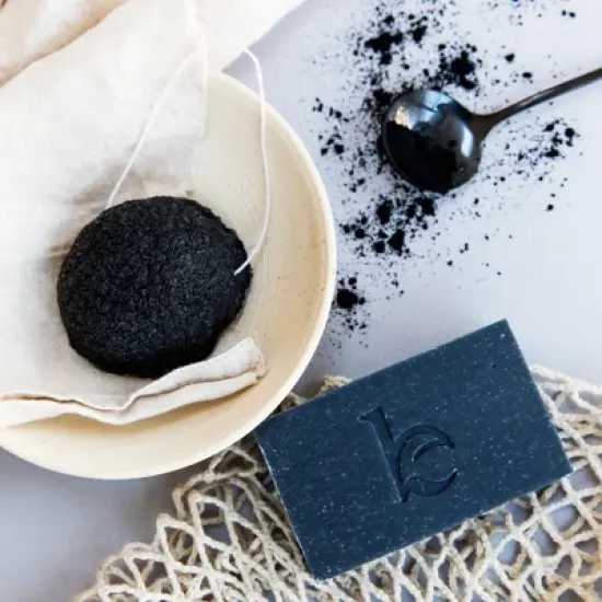 Beauty by Earth Charcoal Bar Soap for Face image {7}