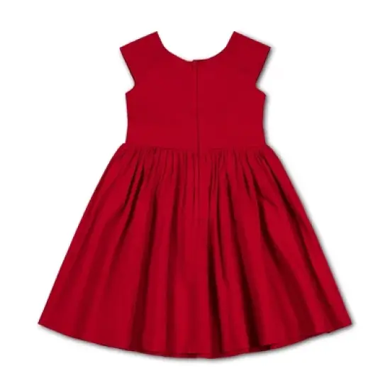 Hope & Henry Girls' Cap Sleeve Party Dress with Bow Sash, Toddler image {2}