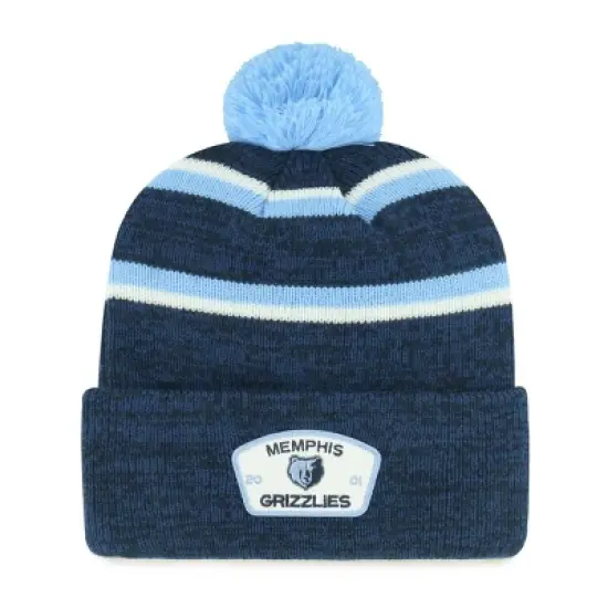 NBA Memphis Grizzlies Couliour Knit Beanie with Pom image {2}