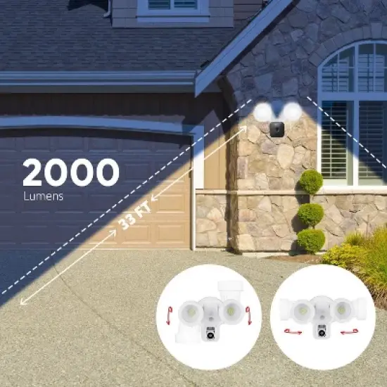 Wasserstein 3-in-1 Floodlight, Charger and Mount for Blink Outdoor and Blink XT2/XT Camera - Turn Your Camera into a Floodlight (Camera Not Included) image {4}