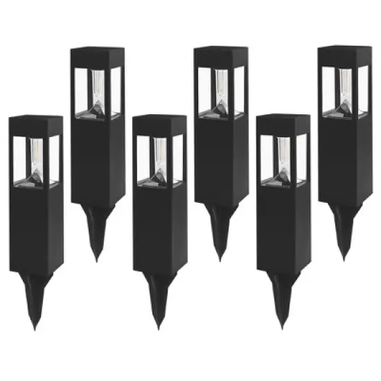 Westinghouse 30 Lumens Solar Filament LED Bollard Path Light &ndash; 6-Pack image {10}