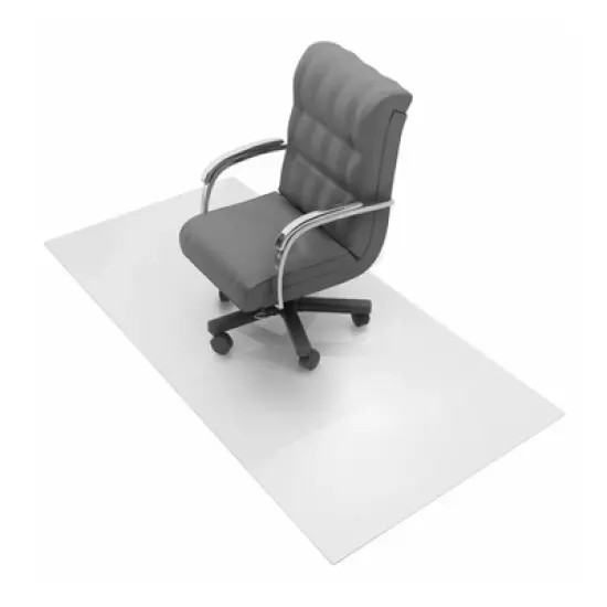Polycarbonate Chair Mat for Carpets Rectangular Clear - Floortex image {5}