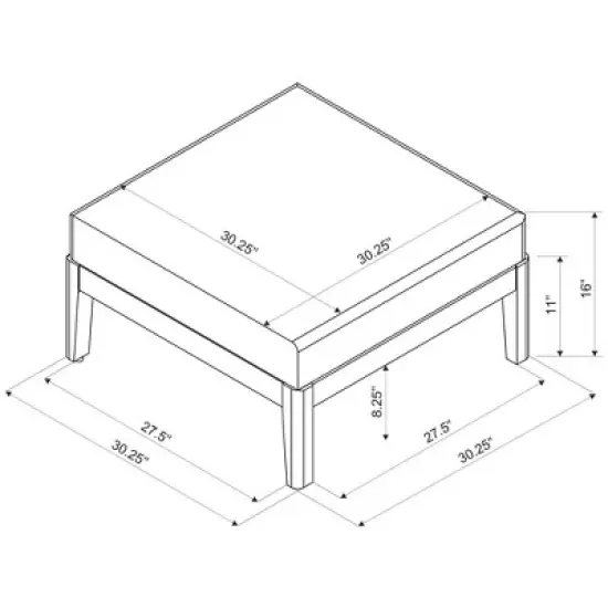 4pc Summerlyn Patio Seating Set - Linon image {15}