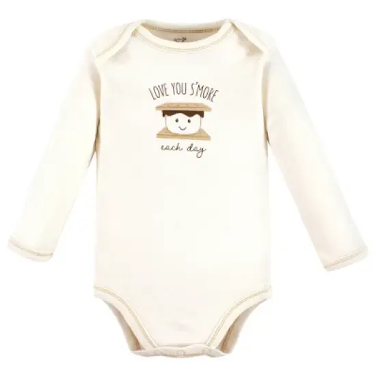 Touched by Nature Organic Cotton Long-Sleeve Bodysuits, Fall Food image {3}