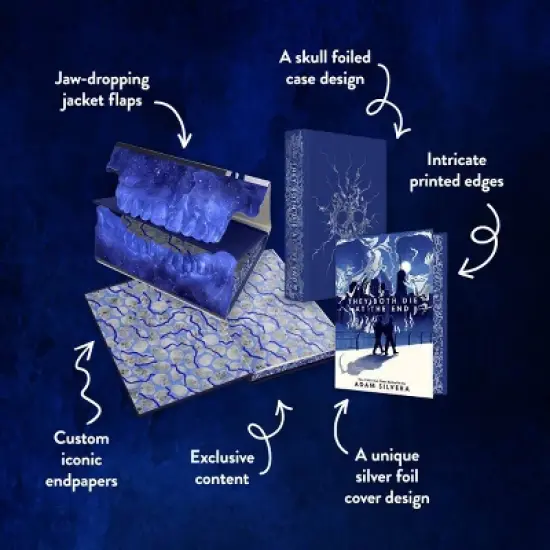 They Both Die at the End Collector's Deluxe Limited Edition - by Adam Silvera (Hardcover) image {1}