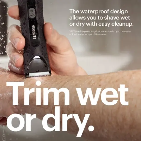 MANSCAPED The Lawn Mower 3.0 Plus Essentials Shaving Kit, SkinSafe Electric Groin and Body Hair Trimmer, Men's Grooming Gift Set image {5}