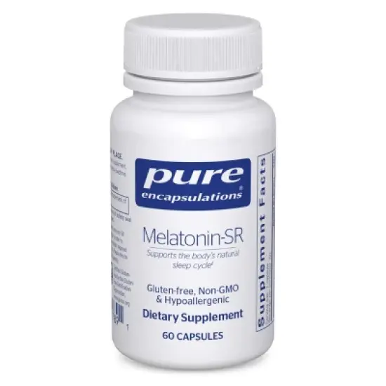 Pure Encapsulations Melatonin-SR - Extended Release Melatonin - Supports Restful Sleep* - Sleep Supplement - Gluten Free & Vegan image {9}