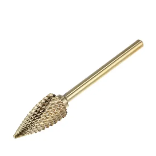 Unique Bargains 3/32 Inch Tree Shape Bit Electric Nail Drill File Cuticle Cleaner Tool for Rotary Nail Drill Machine Manicure Pedicure Polishing Kit image {5}