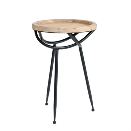 Easton Side Table Natural - Adore Decor image {4}