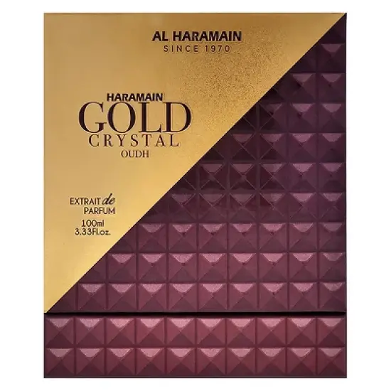 Al Haramain Gold Crystal Oudh Men's EDP Spray - 3.33 fl oz image {2}