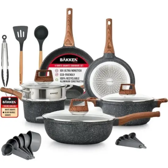 Bakken- Swiss 14-Piece Kitchen Cookware Set image {9}