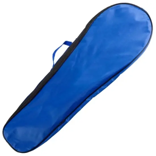 Toy Time All-in-One Portable Outdoor Badminton Game Set - Includes 4 Racquets, 3 Shuttlecocks, Regulation-Size Net, Ground Anchors, and Carrying Case image {6}