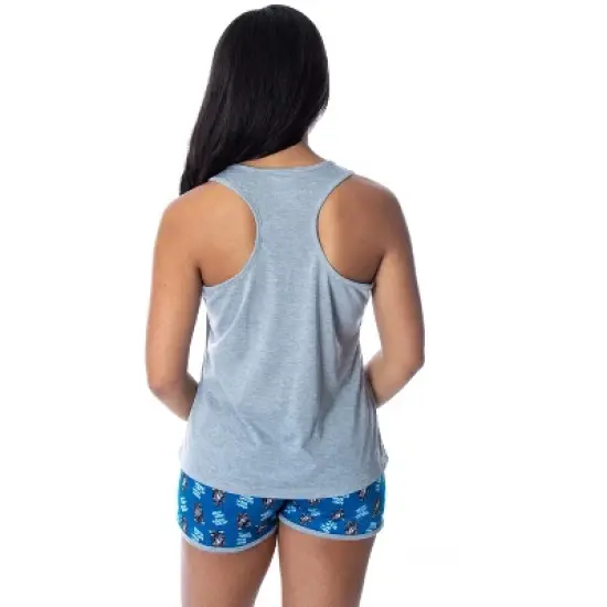 Star Wars Women's R2-D2 Beep Beep Boop Boop! Racerback Tank Shorts Pajama Set R2-D2 image {4}