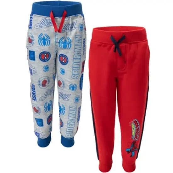 Marvel Avengers Spider-Man Fleece 2 Pack Pants Toddler to Big Kid image {8}
