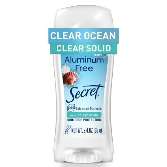 Secret Aluminum-Free Deodorant - Clear Ocean - 2.4oz image {9}