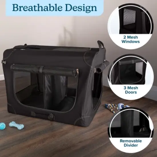 Pet Adobe Collapsible Soft-Sided Dog Crate image {7}