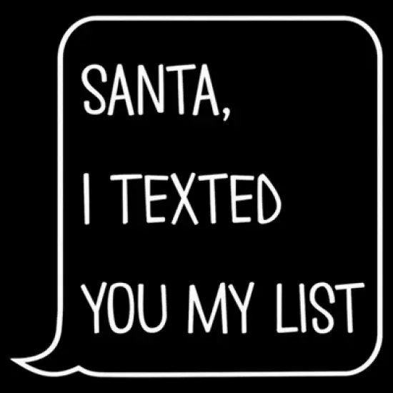 Toddler's Lost Gods Santa I Texted You My List image {1}