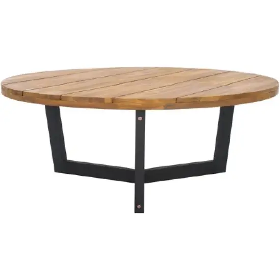 Leo Round Coffee Table 3 Legs - Indoor/Outdoor - PAT7319 - Safavieh image {8}